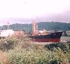 Russian ship in the Miraflores Locks